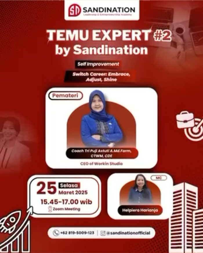 Dokumentasi kegiatan Temu Expert - Sandi Nation Academy