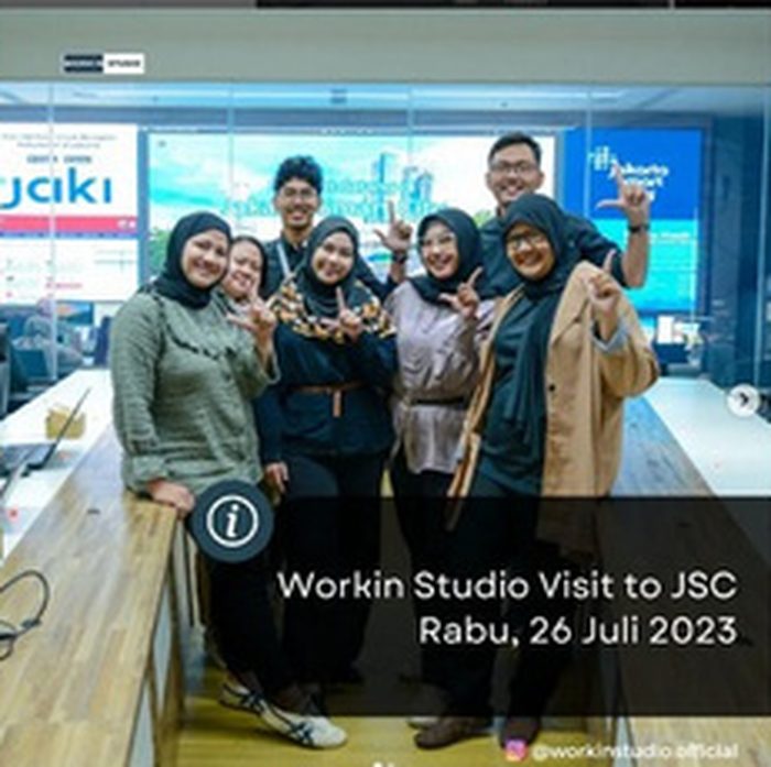 Dokumentasi kegiatan Workin Studio Visit to JSC (Jakarta Smart City)